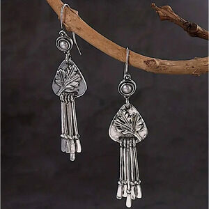 Vintage Boho Geometric Irregular Dangle Earrings